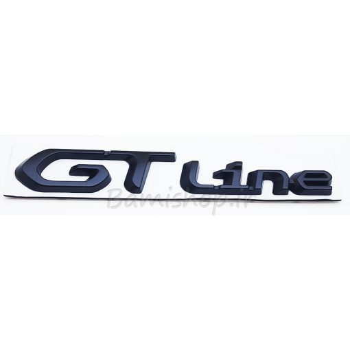 آرم GT line فلزی 3بعدی سیاه