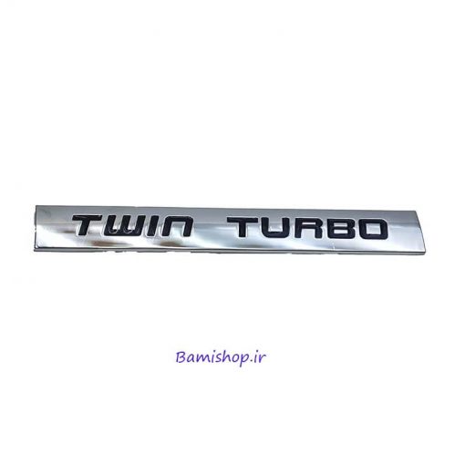 آرم فلزی twin turbo