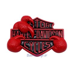آرم هارلی دیویدسون پنجه فلزی قرمز