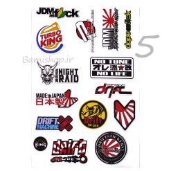 ست برچسب خودرو