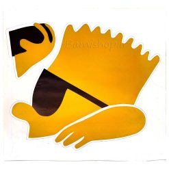 استیکر سیمپسون شیشه خودرو