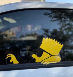 استیکر سیمپسون شیشه خودرو