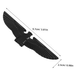 آرم عقاب بال باز فلزی