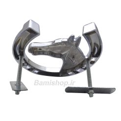 آرم نعل اسب فلزی جلو پنجره