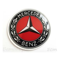 برچسب ژله ای مرسدس بنز گرد قرمز