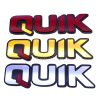 آرم نوشته کوییک QUIK انگلیسی