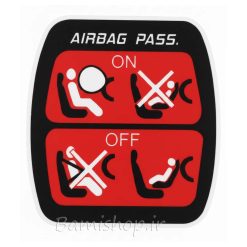 برچسب ایربگ قرمز