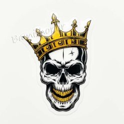 برچسب جمجمه تاج uv